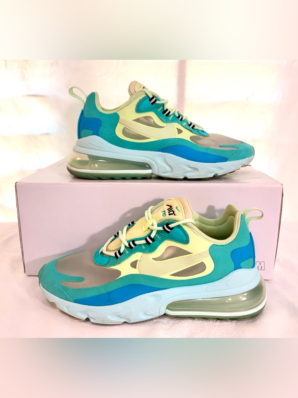 Nike Air Max 270 React in Hyper Jade S0029
